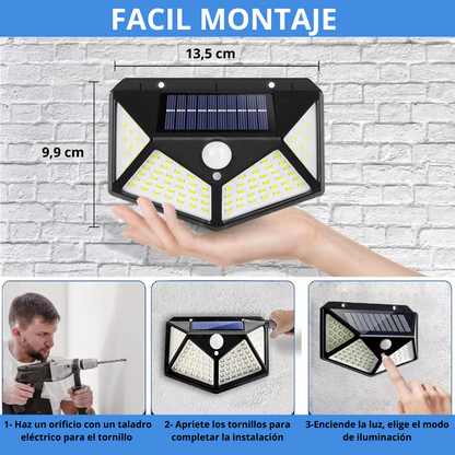 Lampara solar de pared (OFERTA 2X1)