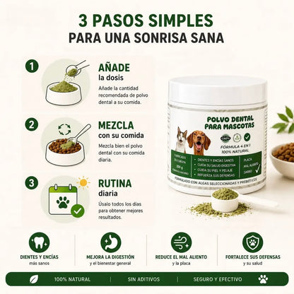 Polvo Dental Natural 4 en 1
