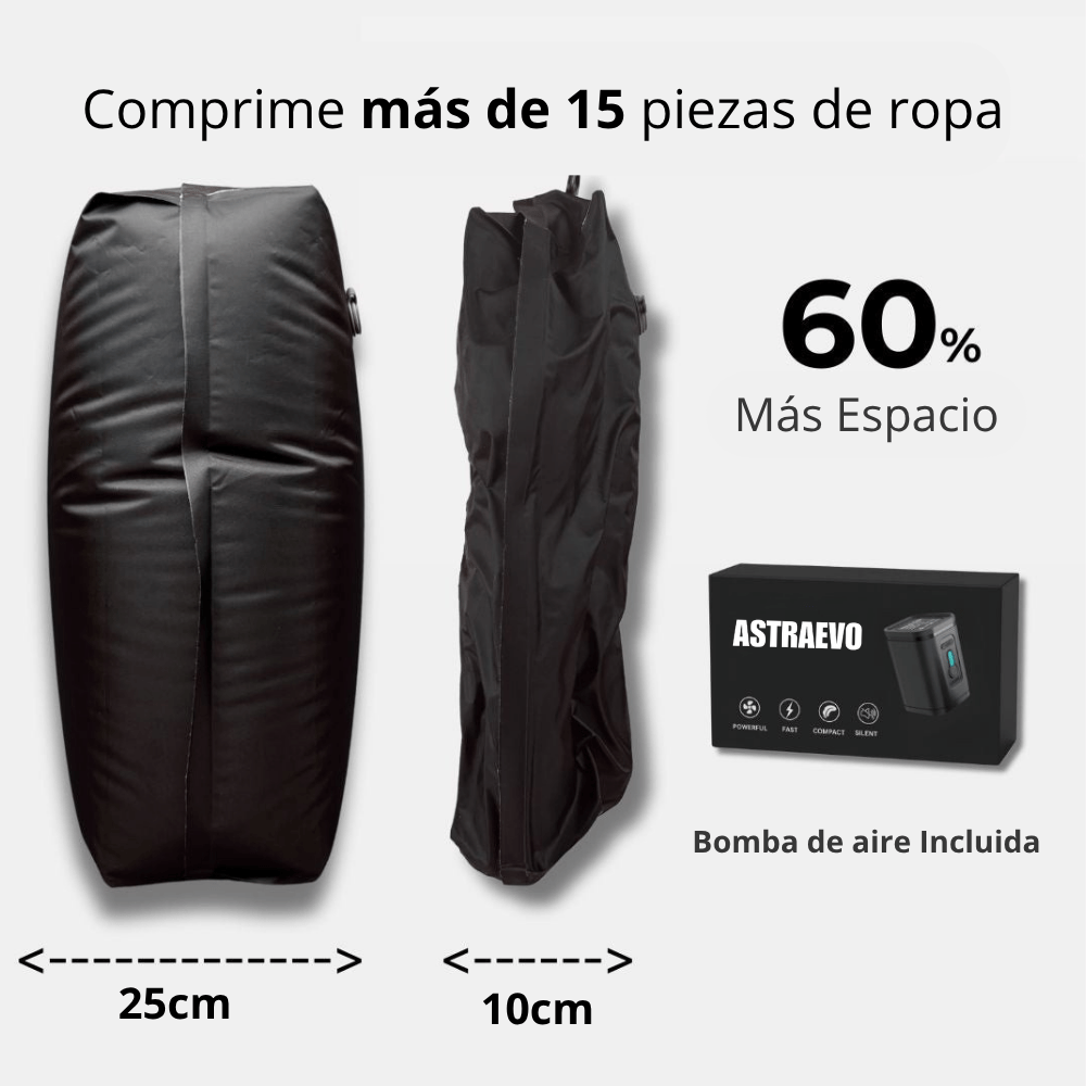 Bolsas al Vacío para viajar - AstraEvo